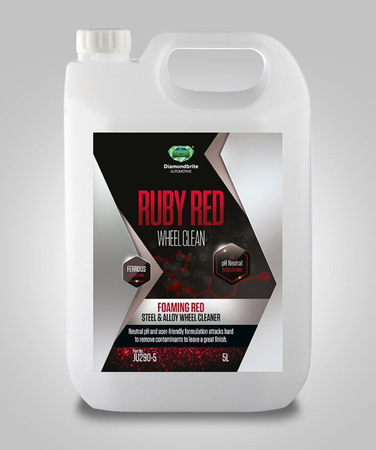 Ruby Red Wheel Cleaner for Alloy Wheels from Diamondbrite